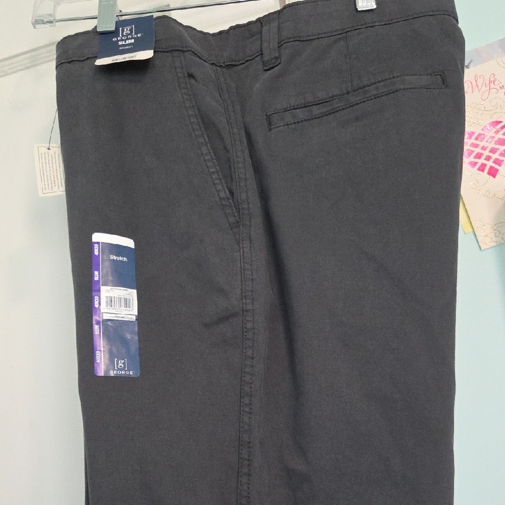 Gray Casual Pants